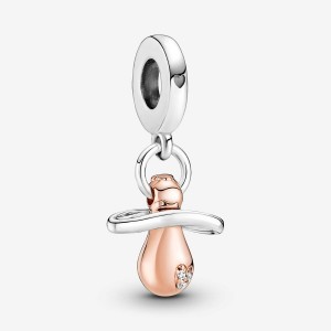 Pandora Baby Pacifier Dangle Charm Colorati | 7043821-DI