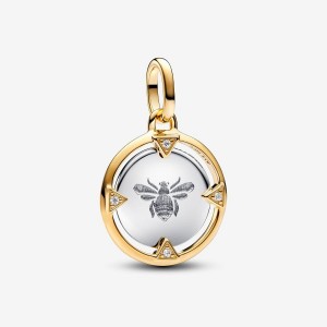 Pandora Bee Medallion Charm Colorati | 7612809-VX