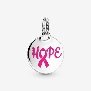 Pandora Hope Pink Ribbon Pendant Colorati | 7594130-OM