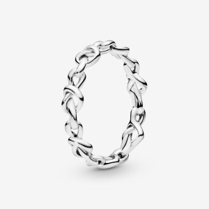 Pandora Knotted Hearts Ring Colorati | 9147635-FW
