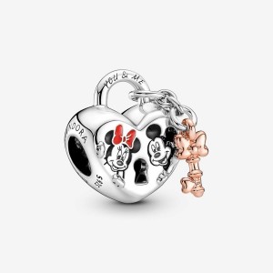 Pandora Mickey Mouse Padlock Charm Colorati | 6890172-PR