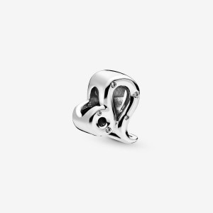 Pandora Sparkling Leo Zodiac Charm Argintii | 5146732-TK